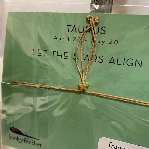 Francesca's Womens NWT Taurus Zodiac Bracelet - Picture 3 of 4